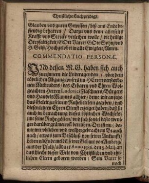 Commendatio Personae.