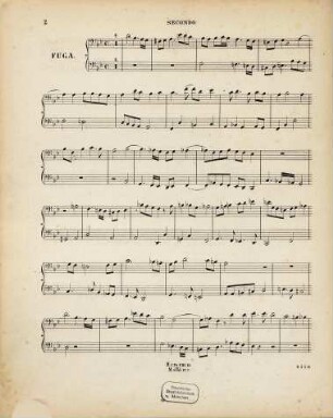 Zwei Fantasien und Fuge für das Pianoforte zu vier Händen, [3]. Fuge G moll