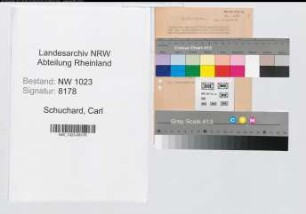 Entnazifizierung Carl Schuchard , geb. 23.09.1900 (Varieteunternehmer)