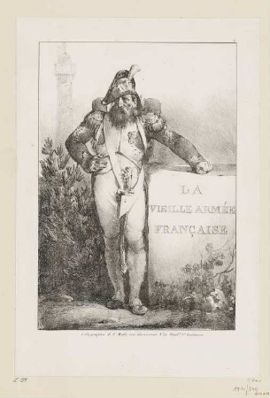 La vieille armée française, Blatt 1 der Folge "Infanteriekostüme 1809"
