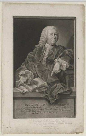 Bildnis des Gerard van Swieten