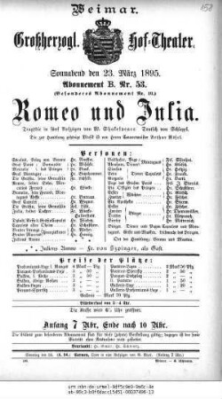 Romeo und Julia