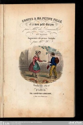Contes à ma petite fille et à mon petit garçon pour les amuser ...