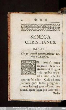Caput I. De serventi emendatione totius vitae nostrae.
