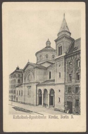 Ansichtskarte "Katholisch-Apostolische Kirche", Wilmsstraße 11