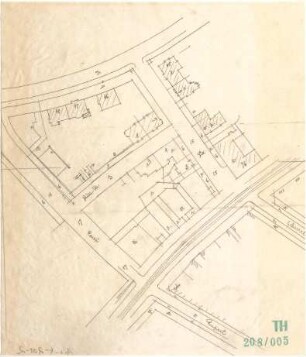Fischer, Theodor; München, Lindwurmstr.; Garage, Tankstelle und Fahrschule Eibl - Lageplan