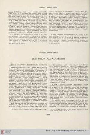 30: Ze studiów nad Courbetem