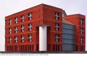 Wohn- und Geschäftshäuser an der Wilhelmstraße 36-38/Kochstraße 1-4; IBA 1981 - Modell eines Gebäudeteils