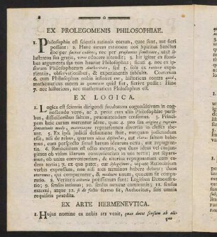 2-12, Ex Prolegomenis Philosophiae; ...