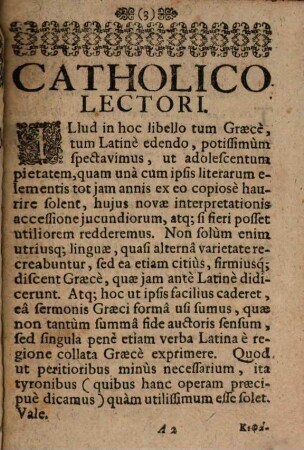 Catechismus graeco-latinus