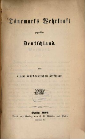 Dänemarks Wehrkraft gegenüber Deutschland