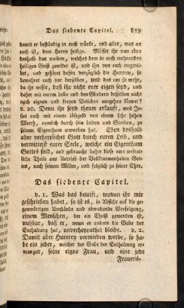 859-874, Das siebente Capitel - Das achte Capitel