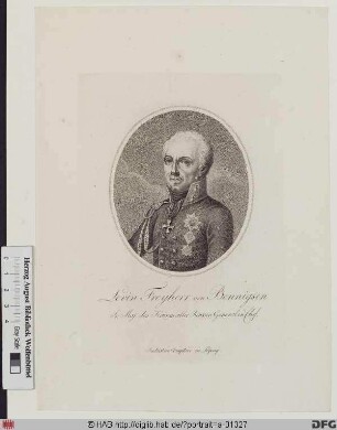 Bildnis Levin August Gottlieb von Bennigsen (1813 Graf)