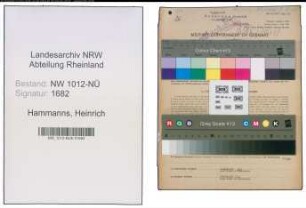 Entnazifizierung Heinrich Hammanns , geb. 20.01.1906 (Landwirt)