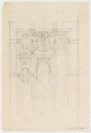 Thiersch, Friedrich von; München; Justizpalast - Deckenabwicklung