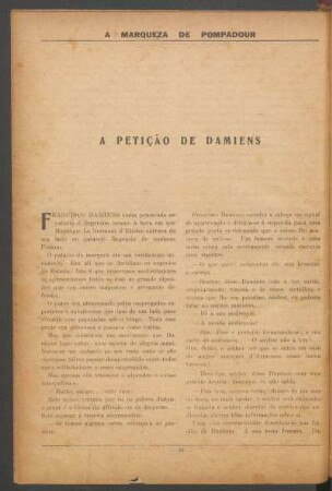 A petição de Damiens