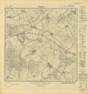 2446 Pragsdorf, Meßtischblatt (4cm - Karte)