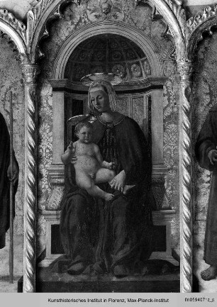 Polyptychon : Madonna mit Kind