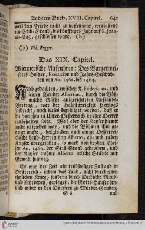 Das XIX. Capitel