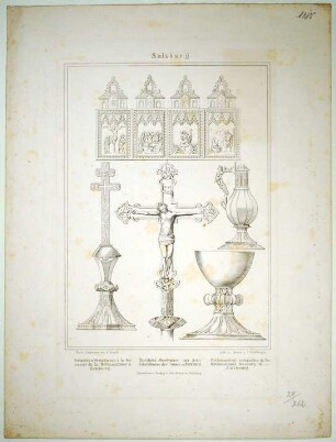 Lithographie: Kirchenschätze aus Salzburg