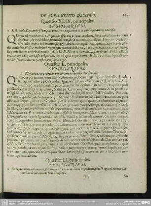 Quaestio XLIX. principalis