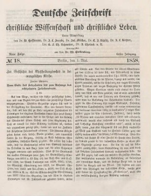 137-142 Zur Geschichte des Ehescheidungsrechts in der evangelischen Kirche