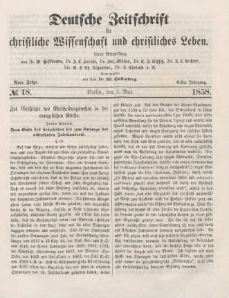 137-142 Zur Geschichte des Ehescheidungsrechts in der evangelischen Kirche