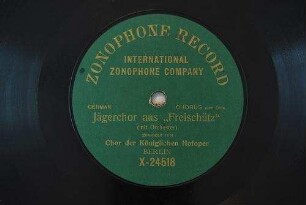 Jägerchor aus "Freischütz" / [C. M. von Weber]