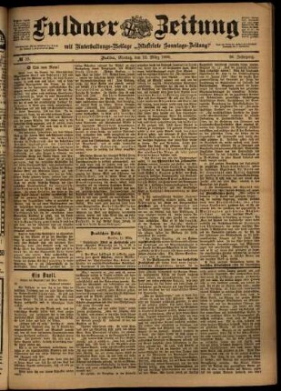 Ausgabe vom Montag, den 13. März 1899.