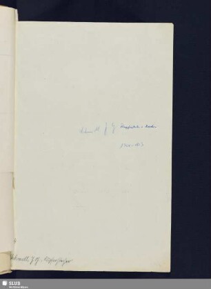 Nr. 289-291. Schmidt, Johann Gottfried