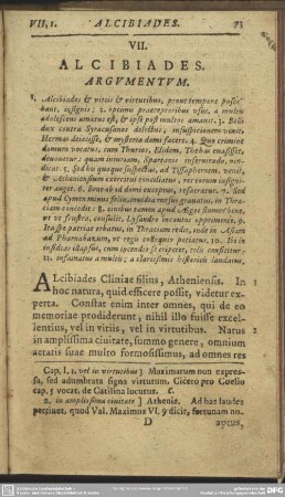 VII. Alcibiades
