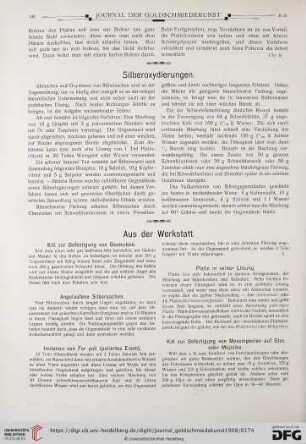Aus der Werkstatt