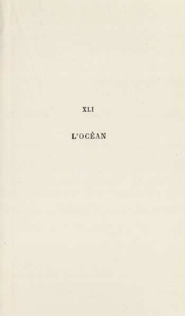 XLI. L'océan