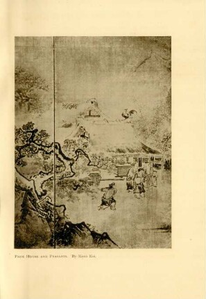 Farm house and peasants. By Kano Koi