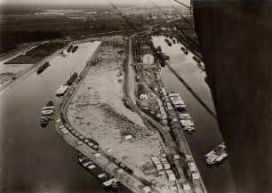 Luftbildaufnahmen von Karlsruhe. Rheinhafen/Rheinstadt - Rheinhafen - Nord und Mittelbecken