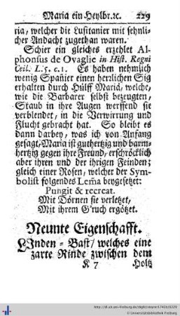 Neunte Eigenschafft.