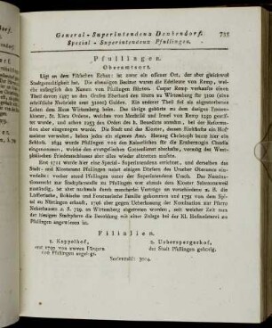 Special - Superintendenz Pfullingen.