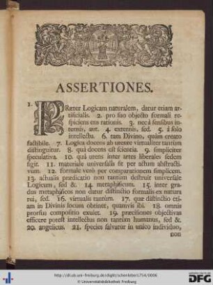 Assertiones.