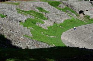 Frankreich. Bourgogne. Saone et Loire. Autun. Römisches Amphitheater