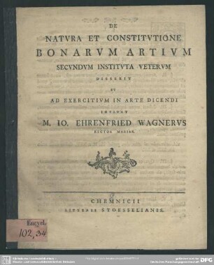 De Natura Et Constitutione Bonarum Artium Secundum Instituta Veterum