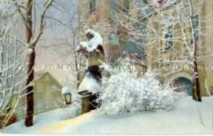 Ansicht einer winterlicher Stadtlandschaft