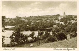 Postkarte, Lagow (Łagów)