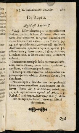 269-279, De Raptu. - Affinitas.