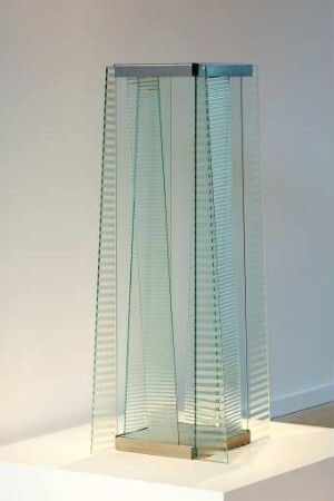 Modell für einen Glasturm