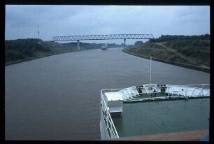 Eisenbahn- und Straßenhochbrücke Grünental/Nord-Ostsee-Kanal (NOK)