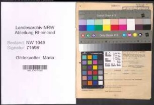 Entnazifizierung Maria Gildekoetter , geb. 06.11.1902 (Kindergaertnerin)