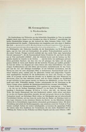 III: Grenzgebiete