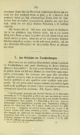 VII.7. Zur Geschichte der Durchforstungen