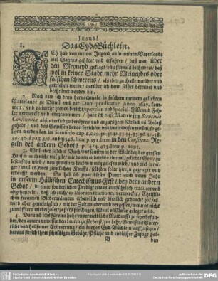 Das Eyd-Büchlein
