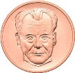 Medaille von Victor Huster auf Willy Brandt
